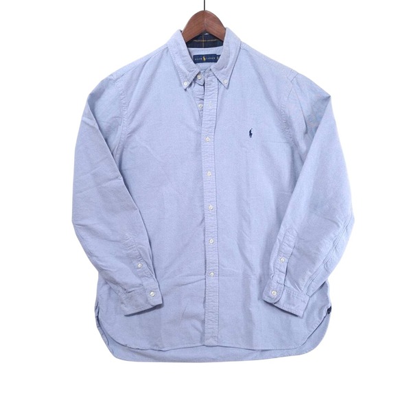 Ralph Lauren Oxford Shirt Mens XL Blue Button Down Long Sleeve Preppy Classic - Picture 1 of 10